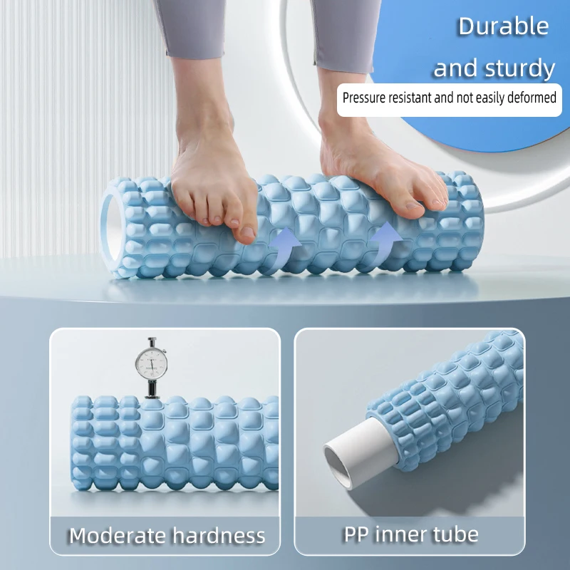 Foam Massage Roller (Back, Body, Legs) for Exercise, Deep Tissue and Muscle Recovery - Relieves Muscle Pain & Tightness