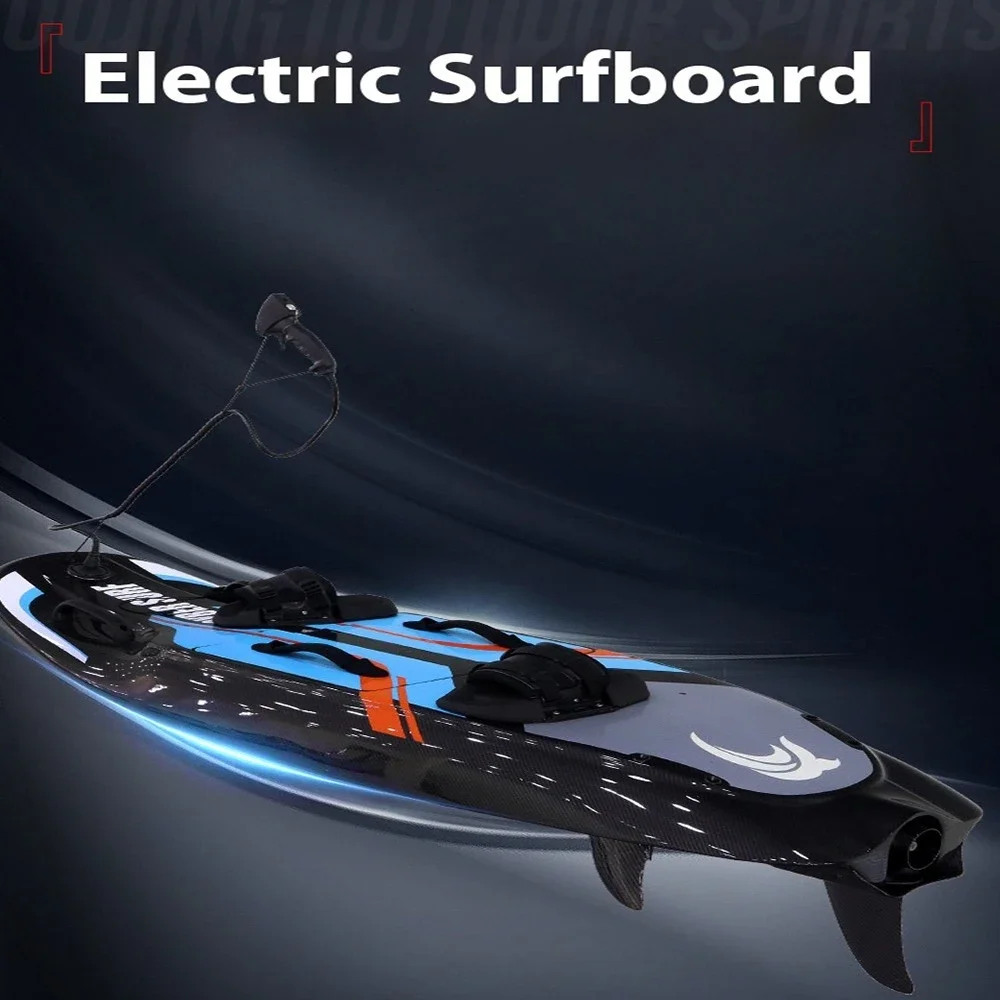 Carbon Fibre Powered Water Float Board Electric Surfboard Special Skateboard Electric Surfboard 15 KW Professional Carbon Fibre