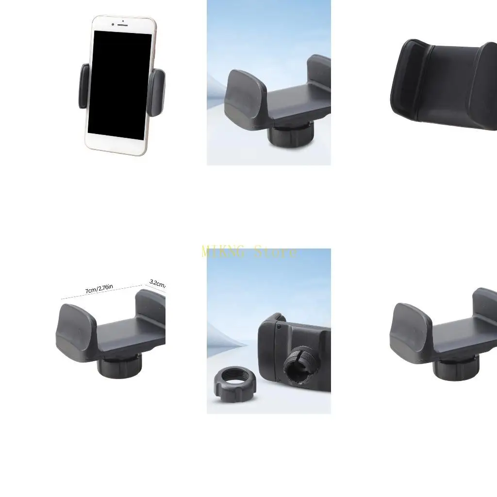 

Adjustable Phone Mount Clamps For 17mm Rotating Socket Bases For Live Streaming Vloggers & Photography Accessories best sale