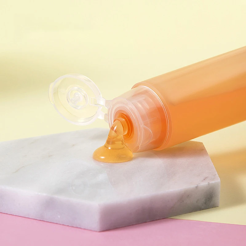 1 PC 무작위 30/50ml 호스 병 스퀴즈 하위 병 여행 화장품 로션 리필 용기 빈 크림 용기