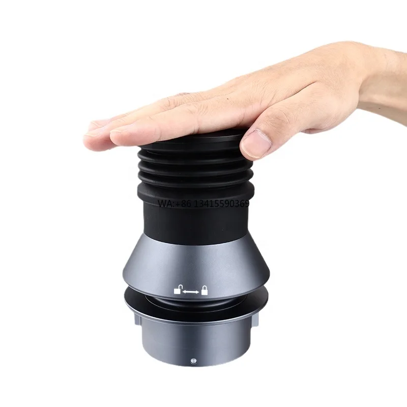 

Espresso Single Dose Hopper Coffee Grinder Blowing Bean Bin Hopper with Silicone Bellow and Aluminum Lid Air Blower for Breville