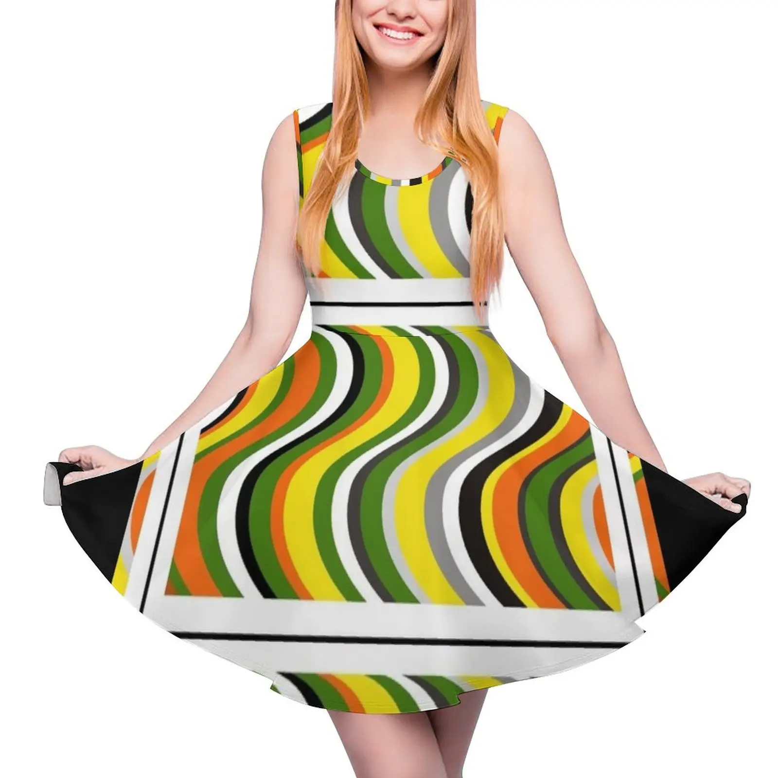 

My 70s Childhood Sleeveless Dress african dresses for woman summer women"s suit prom dress