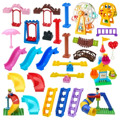 Large Brick Playground Building Set