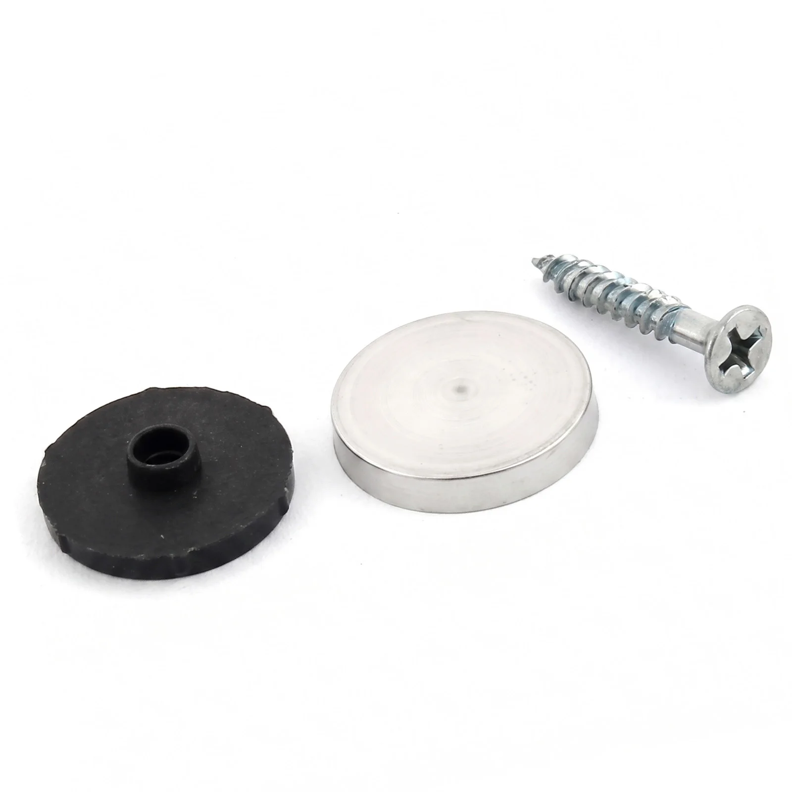 Stainless Steel Screw Cover Caps, 8Set 16mm or 20mm Decorative Mirror Fastener Set for Glass, Signboards, Cabinets and Furniture