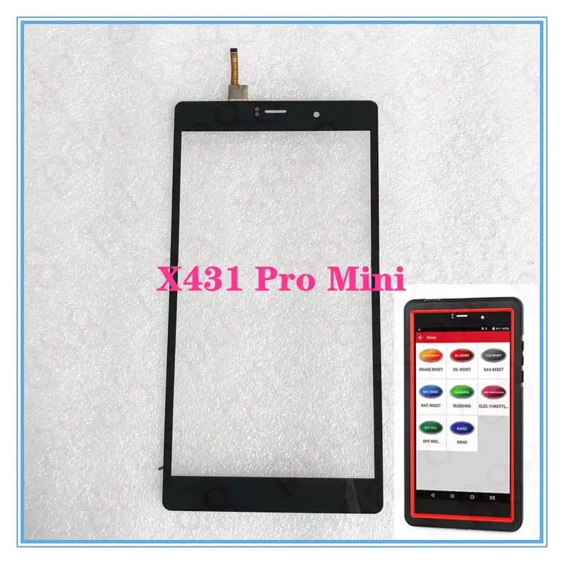 For Yuanzheng X431 PRO MINI Car Diagnostic Instrument Touch Screen Handwritten Outer LCD Display Replacement Part