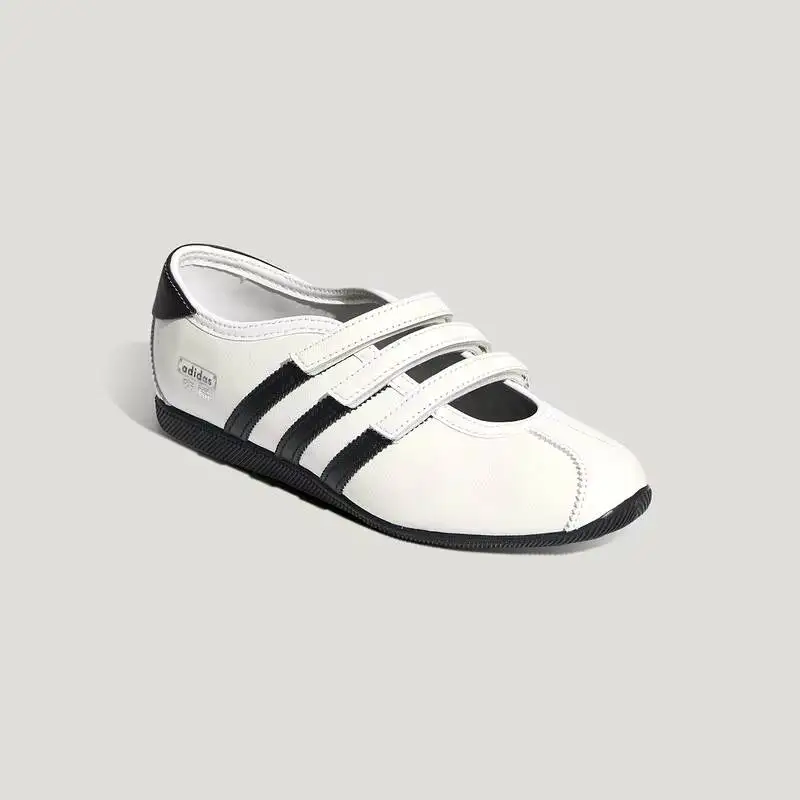 

Comfort Insole Velcro Mary Jane Casual Sneakers Adidas Trefoil Ladies Leather Upper Rubber Outsole Cold Cement Craft KH62