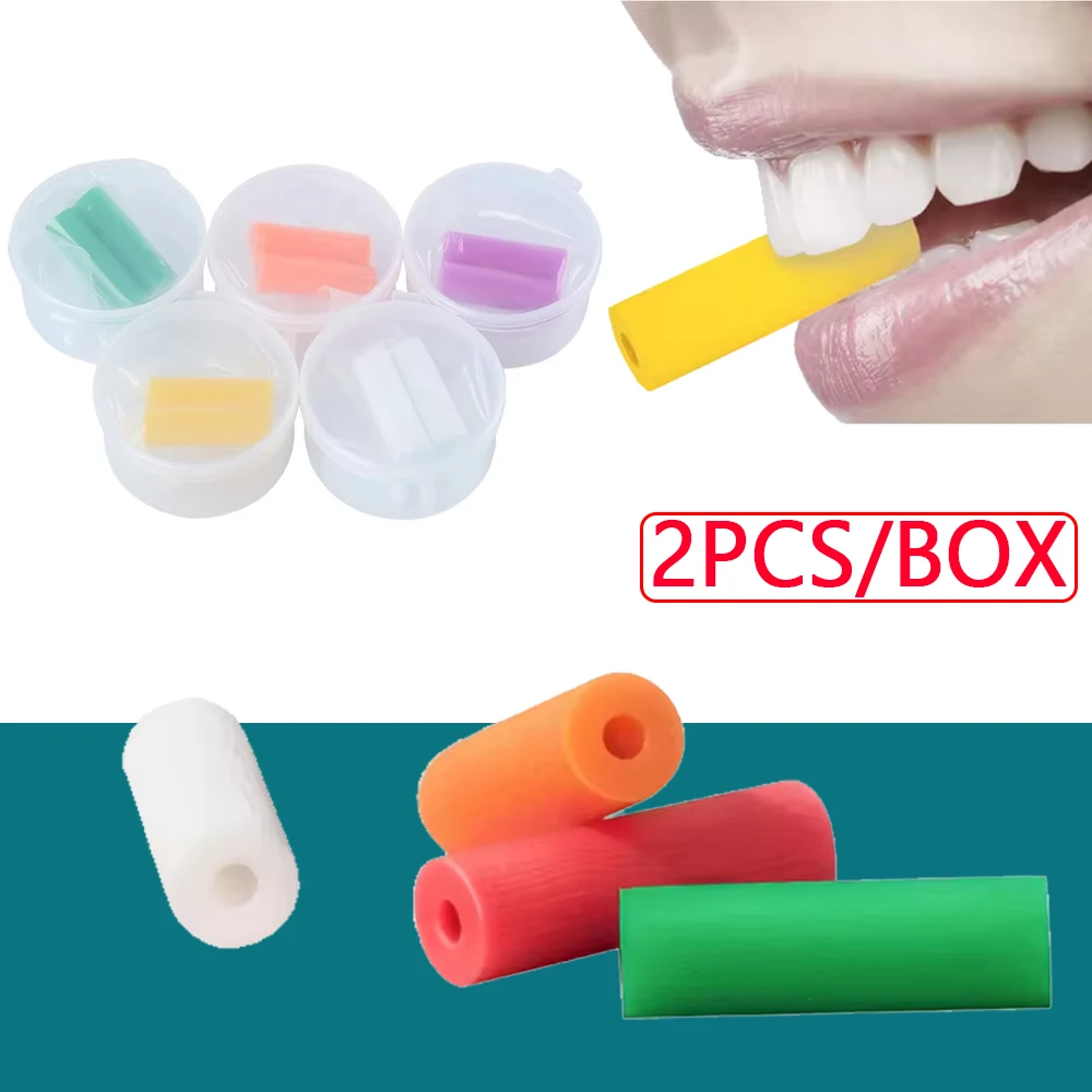 

2Pcs Multicolor Fruit Flavor Chewies for Aligners and Retainers Invisible Tray Seater Teeth Straightening Tool