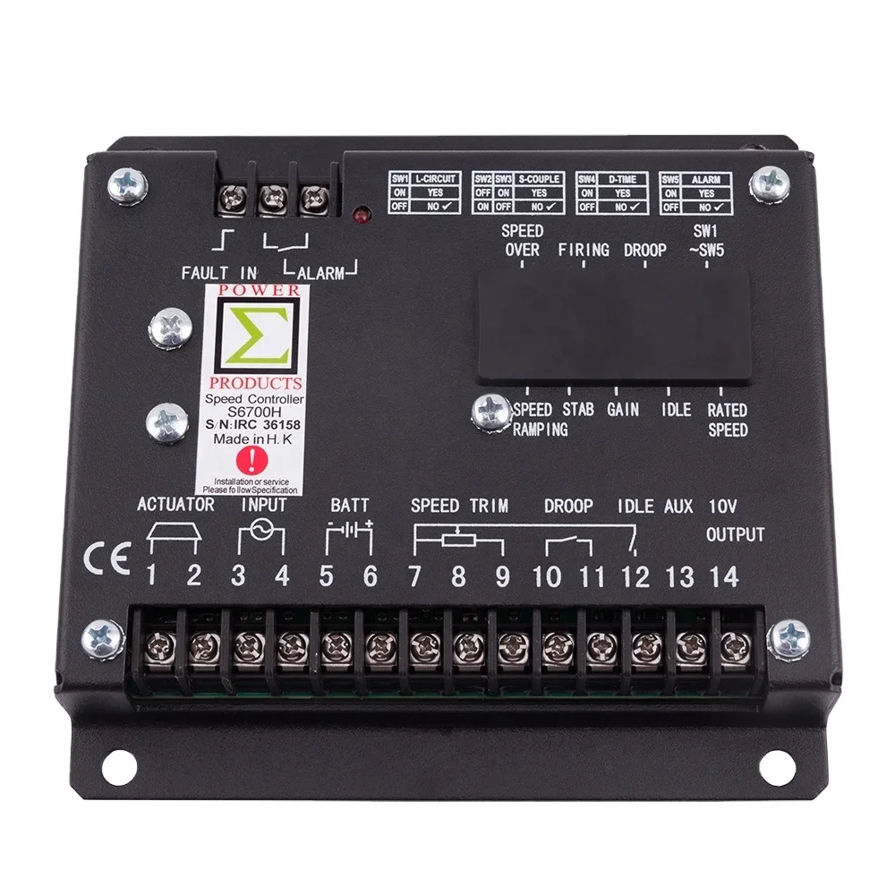 Diesel generator speed controller electronic governor 6700H