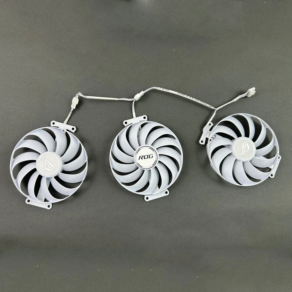 NEW Cooling Fan 95MM 7PIN CF1010U12S RTX3070 3080 3090 White GPU FAN For ASUS ROG Strix RTX 3070 3080 Ti 3090 OC Edition Gaming