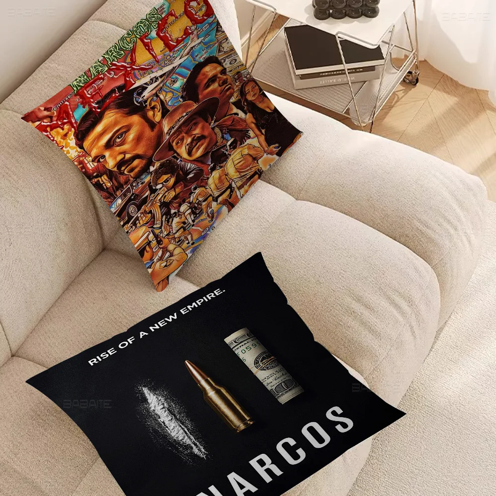 Pablo Escobar Narcos Pillow Gift Home Office Decoration Bedroom Sofa Car Cushion Cover Case 45x45