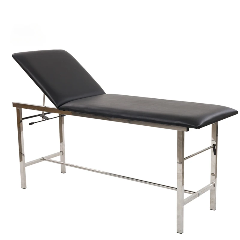 Cheap Price Stainless Steel Portable Gynecological Exam Table Folding Examination Bed