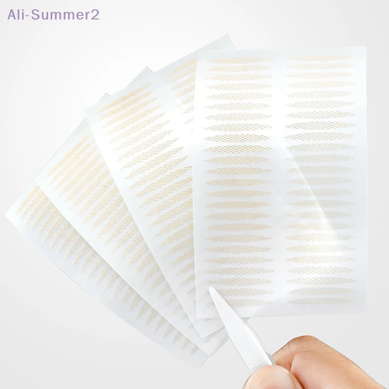 1 مجموعة ملصقات الجفن غير مرئية مع Y شوكة ، كليب ، زجاجة الدانتيل شرائط رفع العين شريط لاصق للجفن المزدوج ملصقات أدوات ماكياج #6