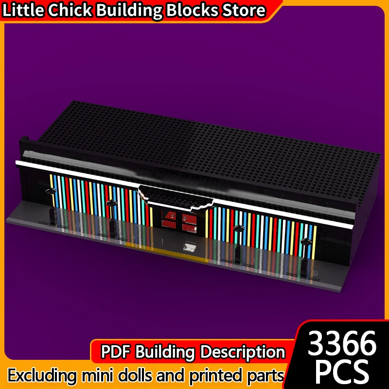 

City Street View Model MOC Building Bricks Popular Game Scene Modular Technology Children Holiday Gifts Assemble Toys Suit