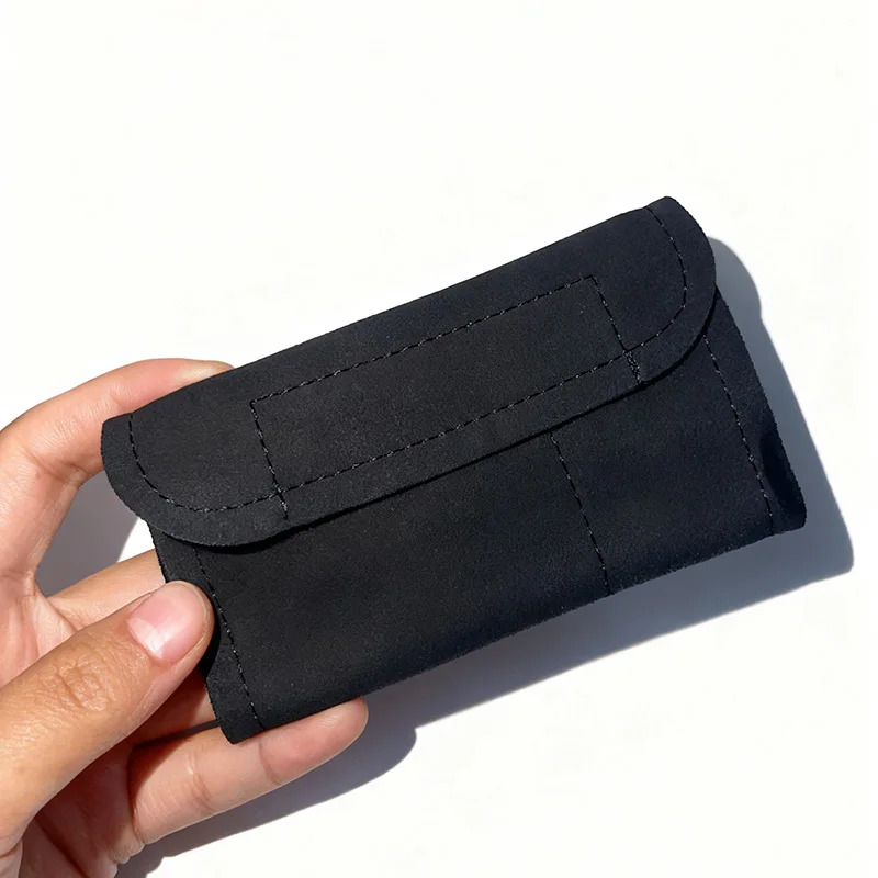 1pcs Cigarette Folding PU Bags Storage Soft Surface Holder Case Wallet Bag Pouch Case Bag Portable Bag Only Bag view 2