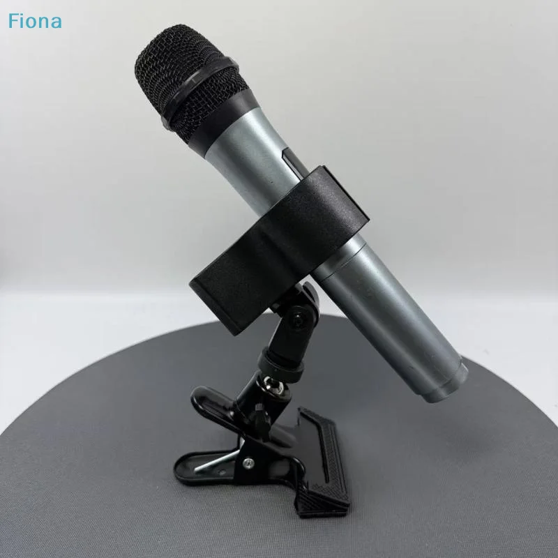 ✔Adjustable Clip-On Microphone Stand,Universal Desk Clamp Mic Holder with 360° Rotation for Podcast,Streaming & Recording