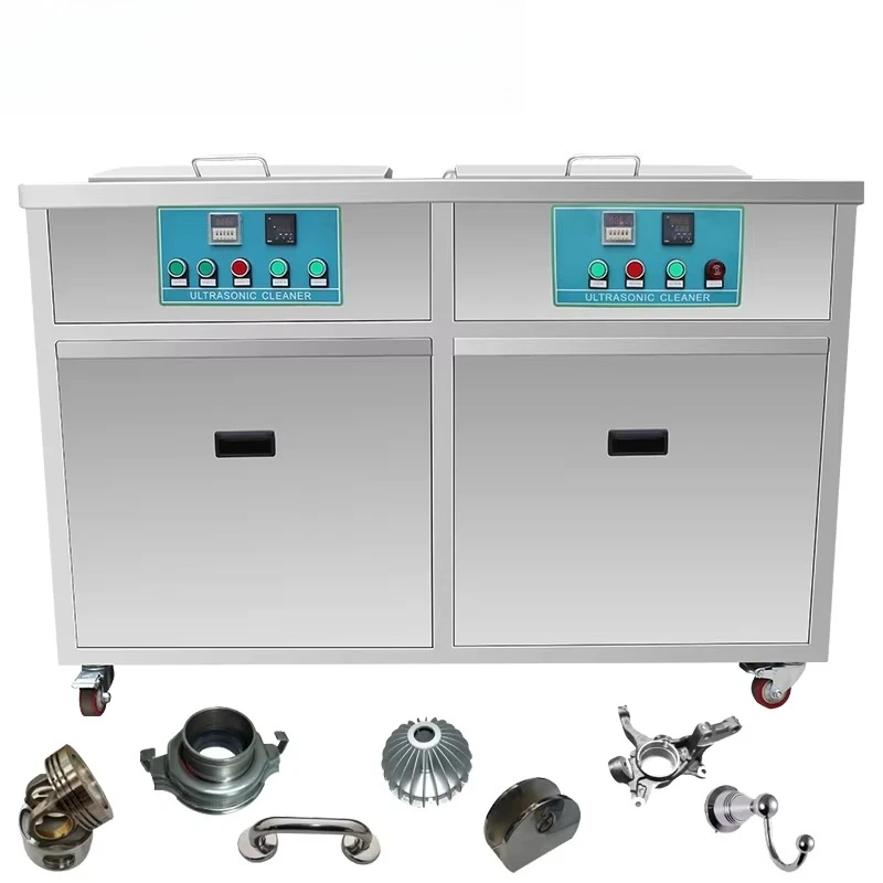CR-2036GH 135L Capacity 4500W Industrial Multi-Tank Ultrasonic Cleaner with Filtration and Drying for Oil/Grease/Rust/Carbon