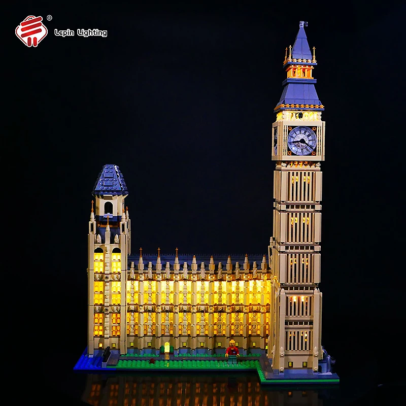مجموعة الإضاءة العالمية لـ Lego 10253 Big Ben (إضاءة LED فقط، بدون كتل موديل) حل إضاءة مرن ومشرق