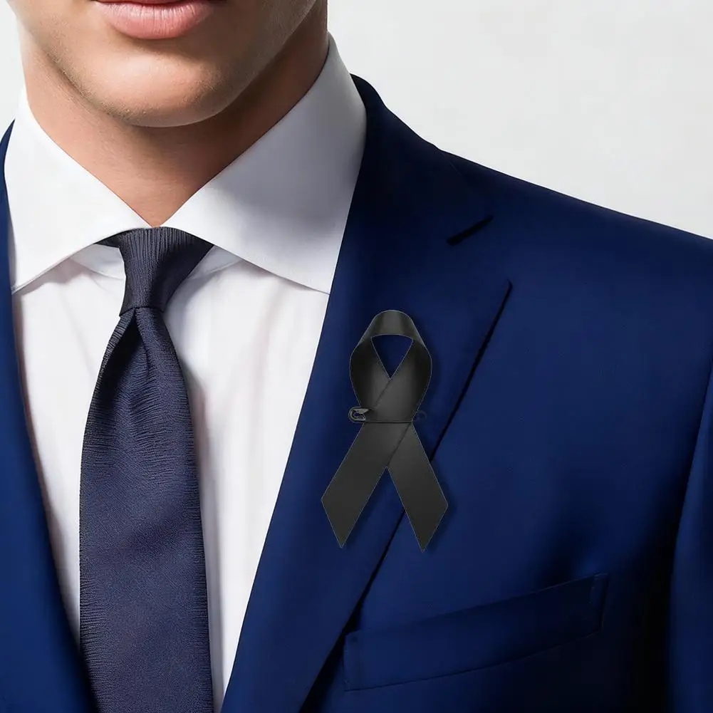 الشريط بروش شارة بدبوس دبوس الصدر قابلة لإعادة الاستخدام الكلاسيكية الركيزة الحب الشريط دبوس تصميم الأحداث الخيرية الملحقات مع دبابيس الأمان #3