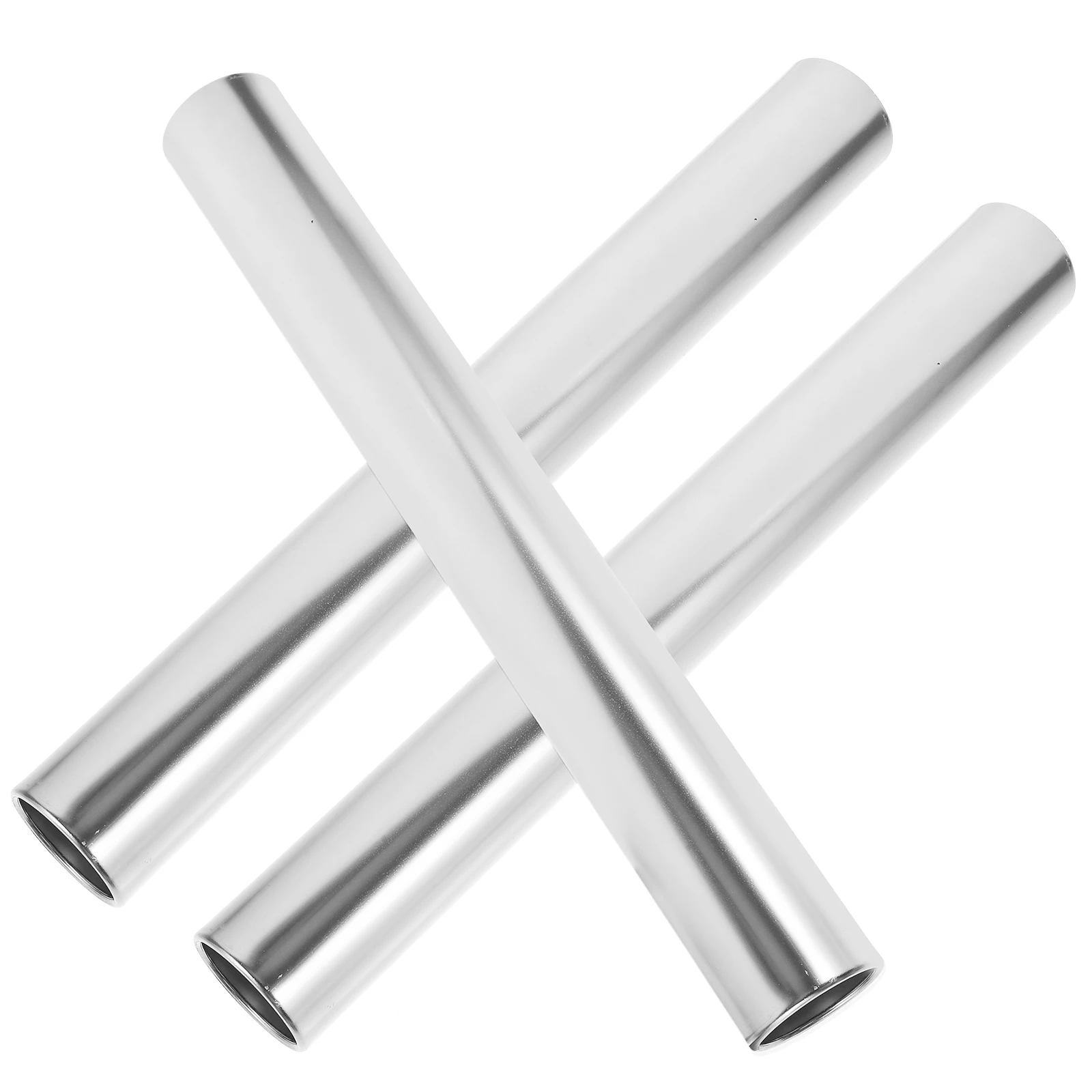 

3Pcs Aluminum Stick For Race 3 8cm Kids Racing Sticks Track Safe Grip Relay Race Supplies