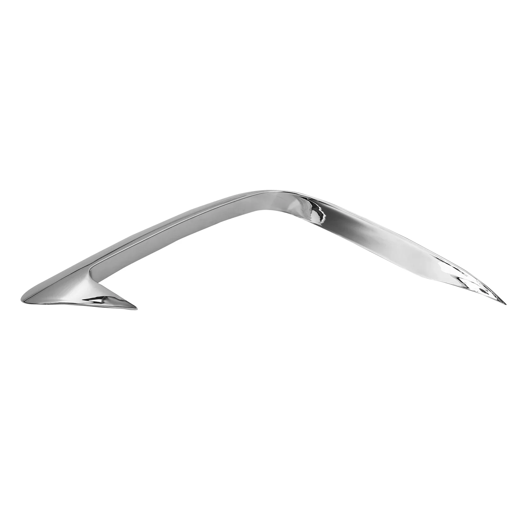 For Hyundai Tucson NX4 2020 2021 Front Fog Light Lamp Cover Trim Bumper Molding Garnish Eyebrow Eyelid Chrome