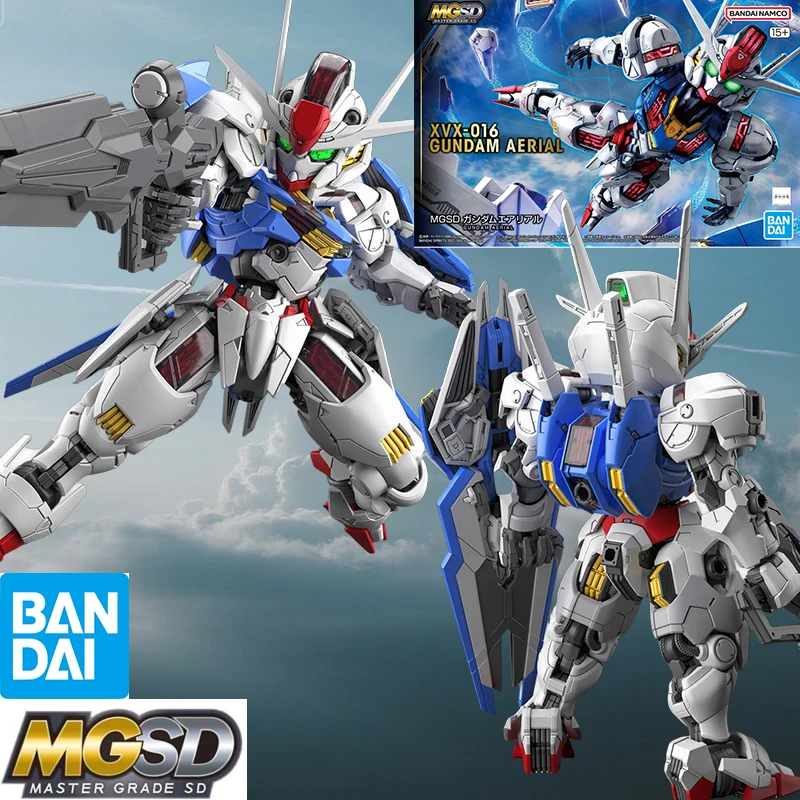 

Bandai Original THE WITCH FROM MERCURY XVX-016 GUNDAM AERIAL Model Kit Assembly Toys Anime Figure Gifts For Kids