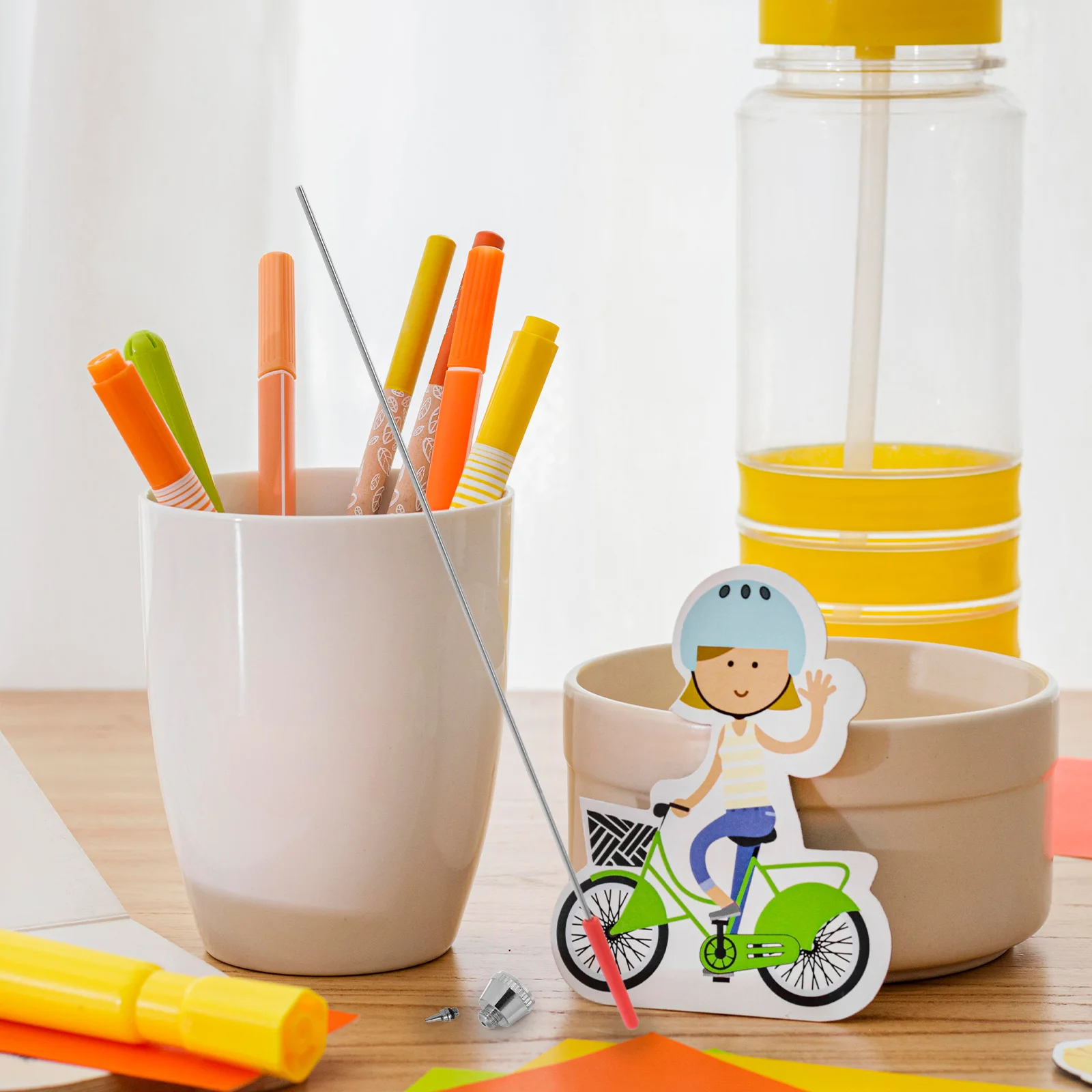 

1Set Airbrush Nozzle Needle Cap Kit Precision Spray Pen Nozzles Replacement Parts for Artistic Projects Airbrush Tips