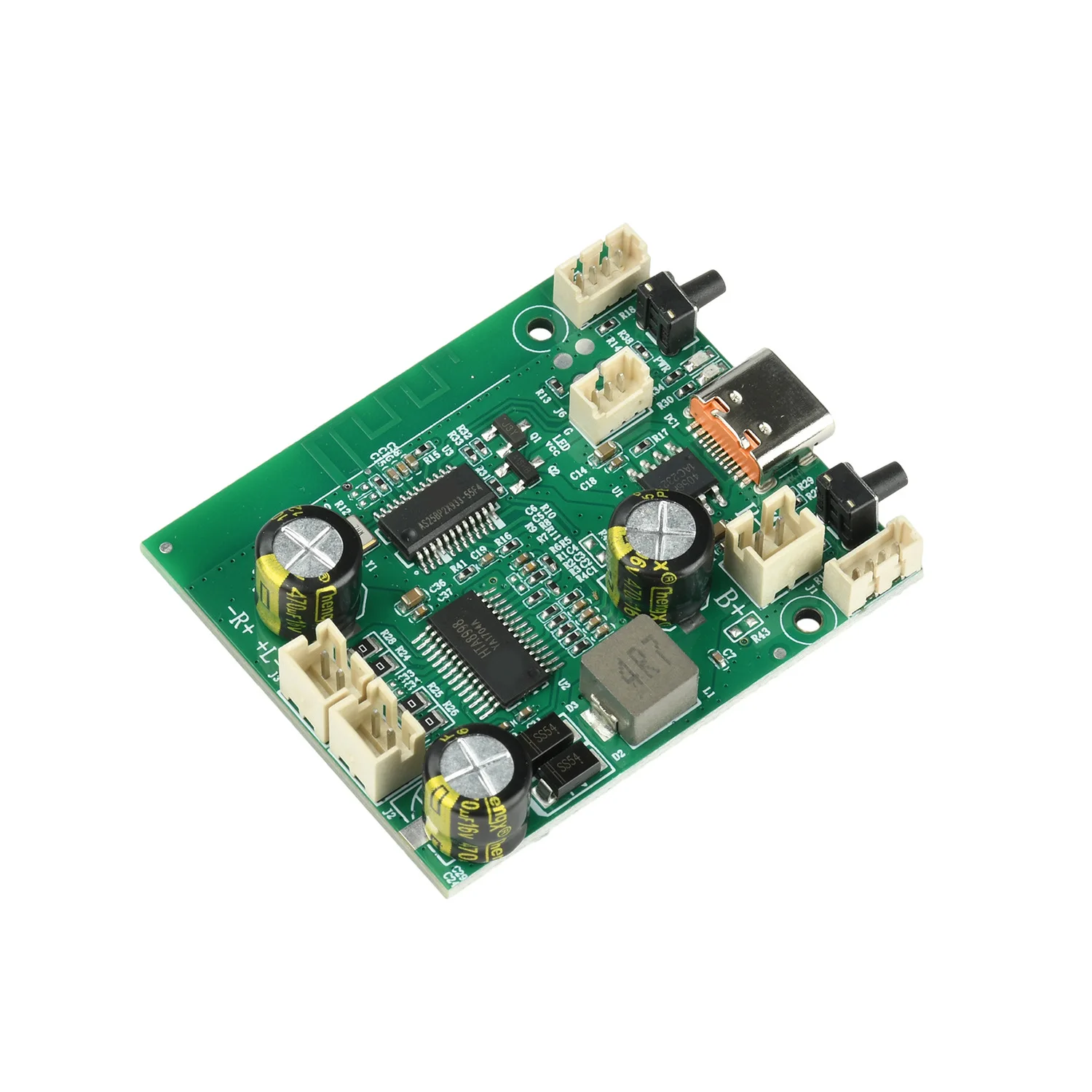 Wireless 5.1 Dual Channel Audio For amplifier PCB Module Rated at 10W per Channel for For tws Applications and 4 Ohm Speakers