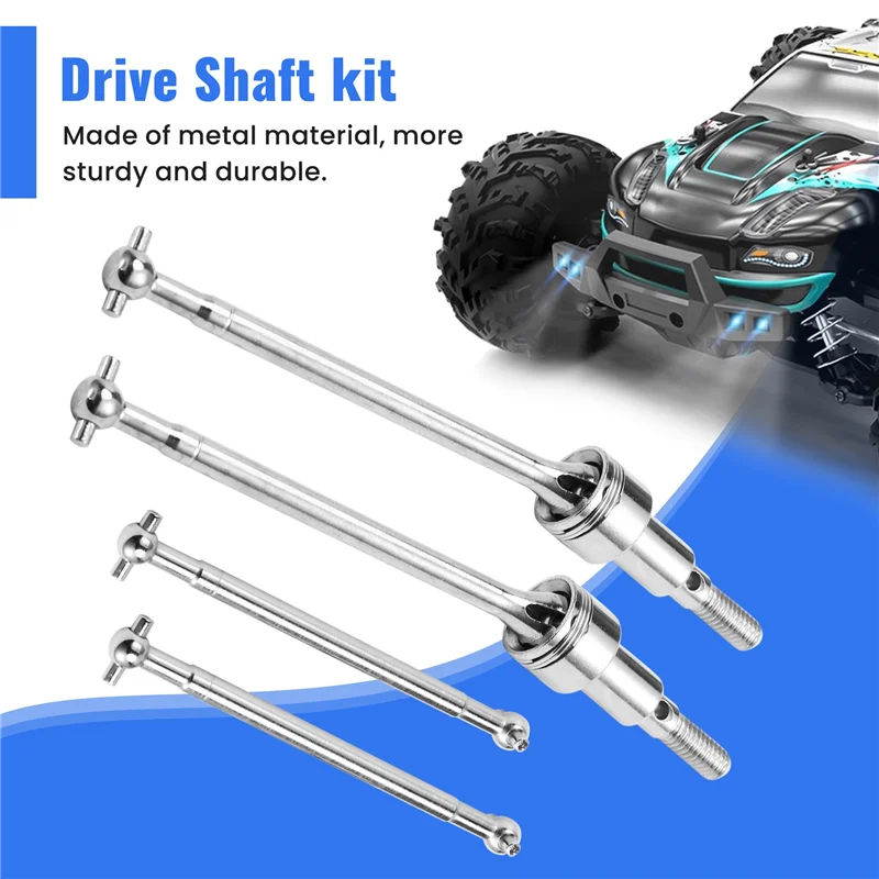 الصلبة الأمامي والخلفي محرك رمح CVD Dogbone أطقم مجموعة ل 1/16 SCY فرش 16101 16102 16103 برو 201 16101-6312