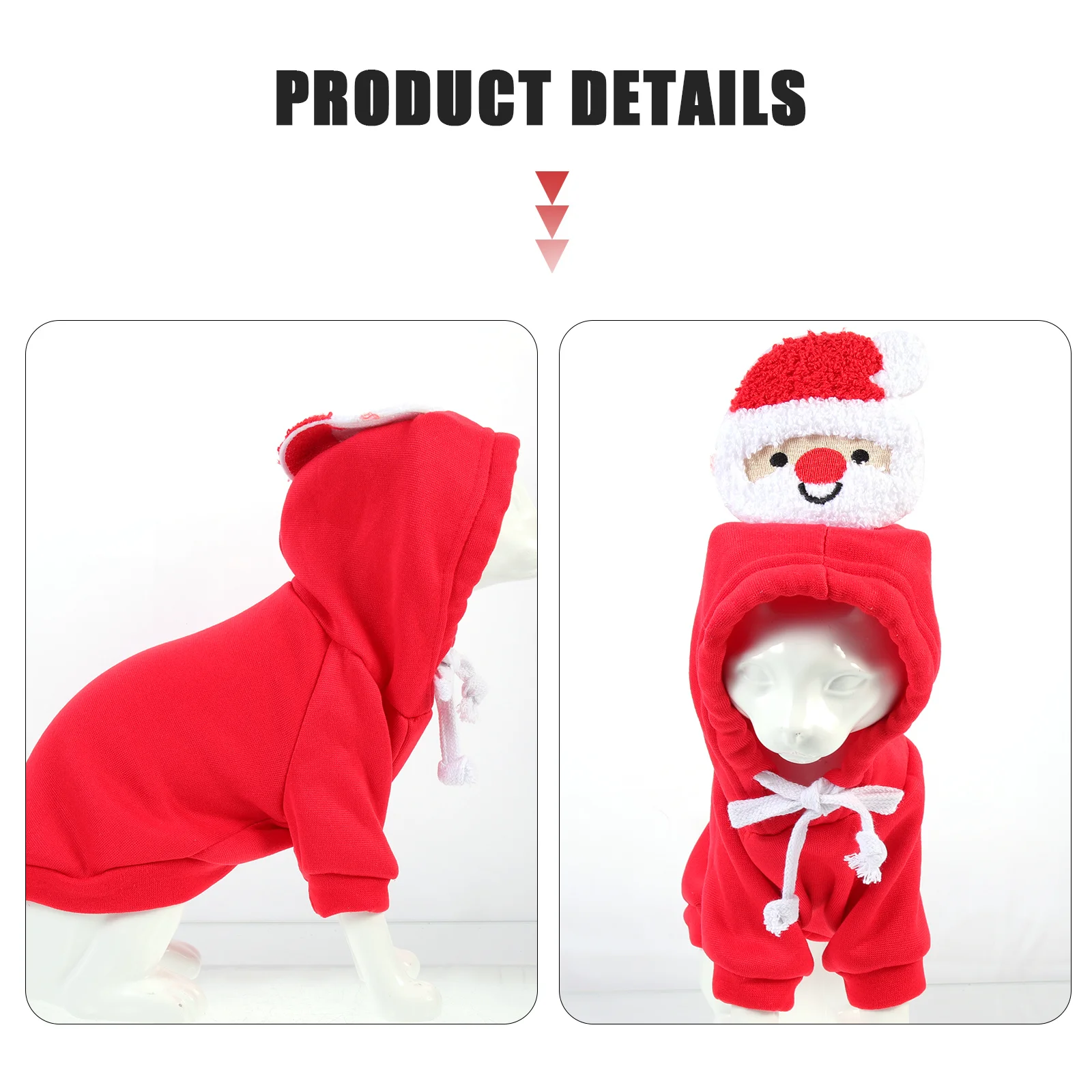 

Christmas Dog Clothing Puppy Cosplay Clothes Adorable Xmas Pet Costume Party Outfit Festive Dog Clothes Cat Clothing