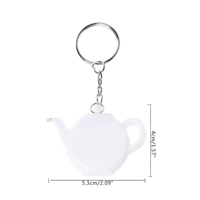 X37E for Creative Mini Steel Tape Measure Portable Keychain Ruler Sewing Decoration