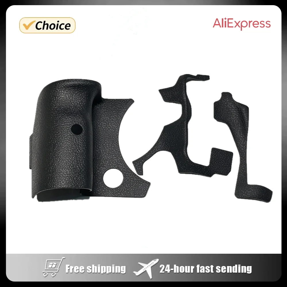 NEW Original A Set New Body rubber (grip+left side+thumb) repair parts For Canon EOS R5 R5C camera