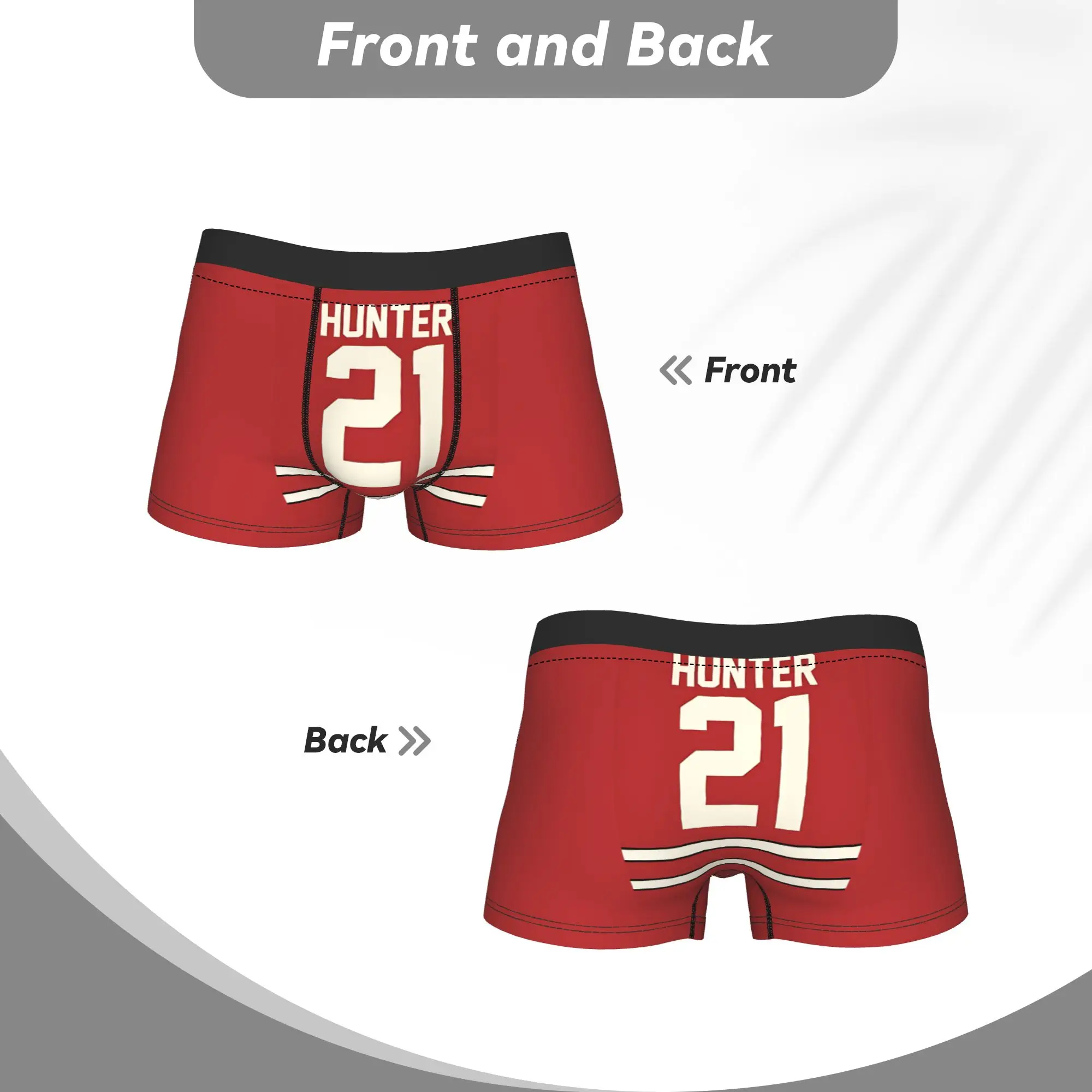 Man Boxer Briefs Shorts Panties Heated Rivalry 21  Polyester Underwear  Male Printed M-XXL Underpants