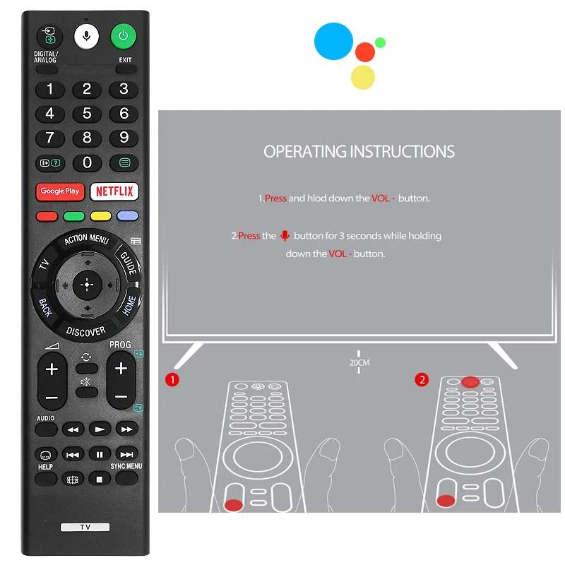 RMF-TX300E TX310B TX310U TX310P TX300P Bluetooth Voice Microphone Remote Control for Sony 4K Smart LCD TV Remote Control