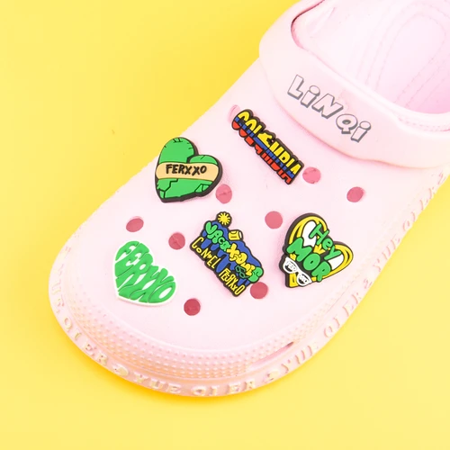 Imagen 2 del producto Feid-abalorios para gafas de sol, abalorios de Pvc para zapatos de cantante Reggaeton, accesorios para zuecos, decoración de tendencia para mujeres y hombres, regalos