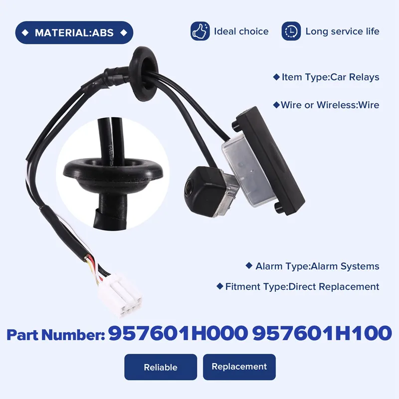 957601H000 كاميرا الرؤية الخلفية للسيارة كاميرا لموقف السيارات لكيا Ceed سوبر هوت 2009-2012 957601H100