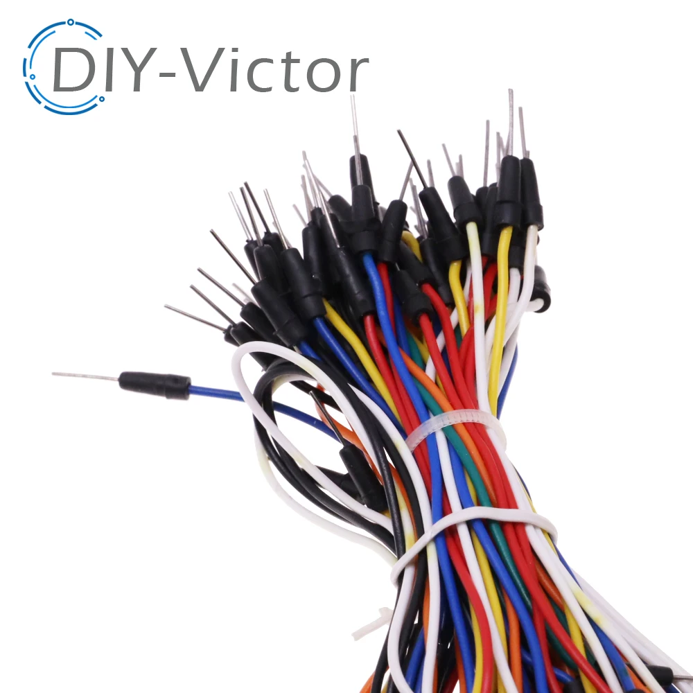 65pcs,New Solderless Flexible Breadboard Jumper Cable Wires for Arduino for breadboard