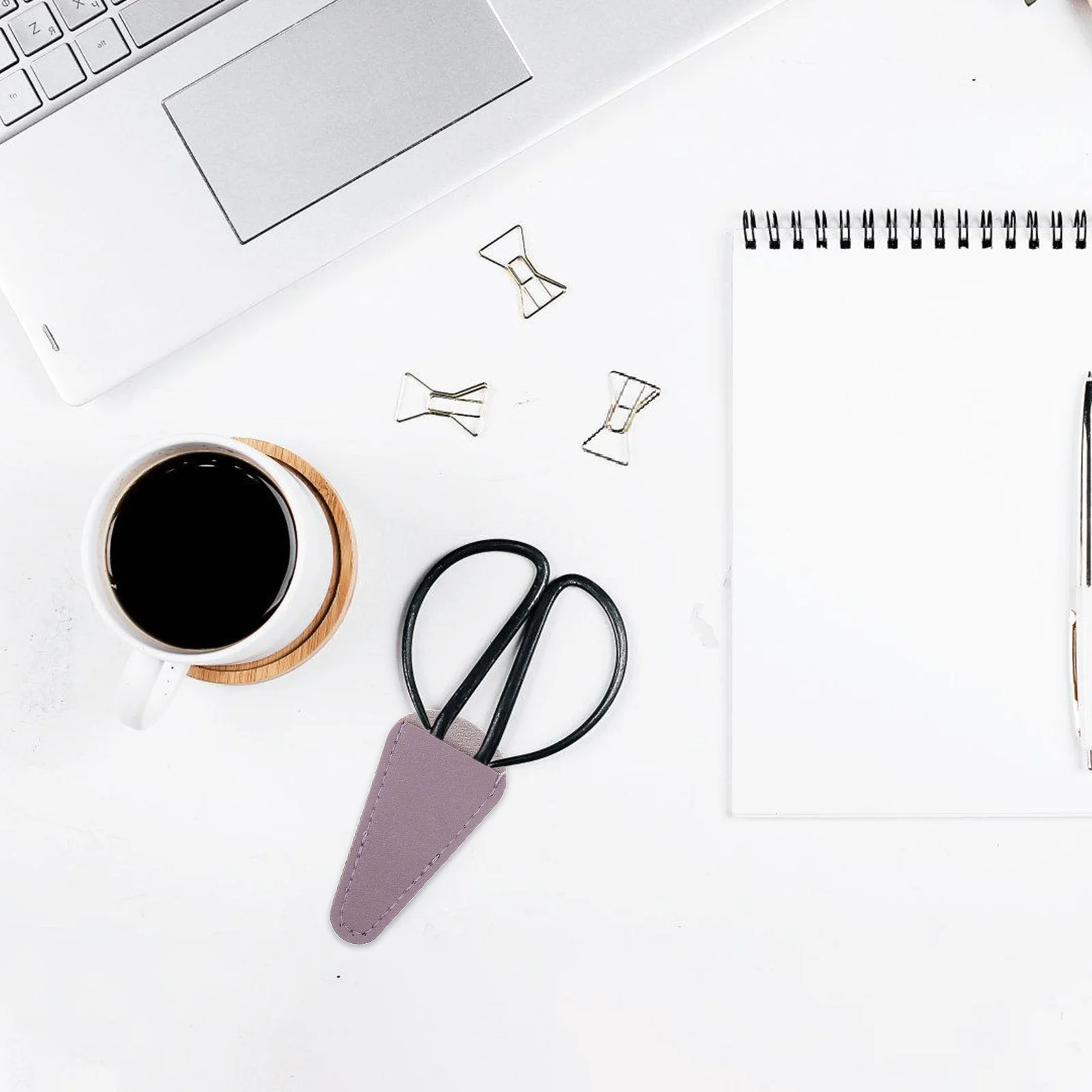 

4Pcs Scissors Protective Cover PU Portable Safety Protector Sheath Tool Storage Scissor Protective Cover