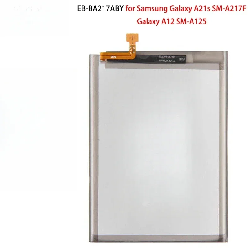 5000mAh 2PCS EB-BA217ABY For Samsung Galaxy A21s SM-A217F / A12 SM-A125F EB-BA217ABY Phone Battery