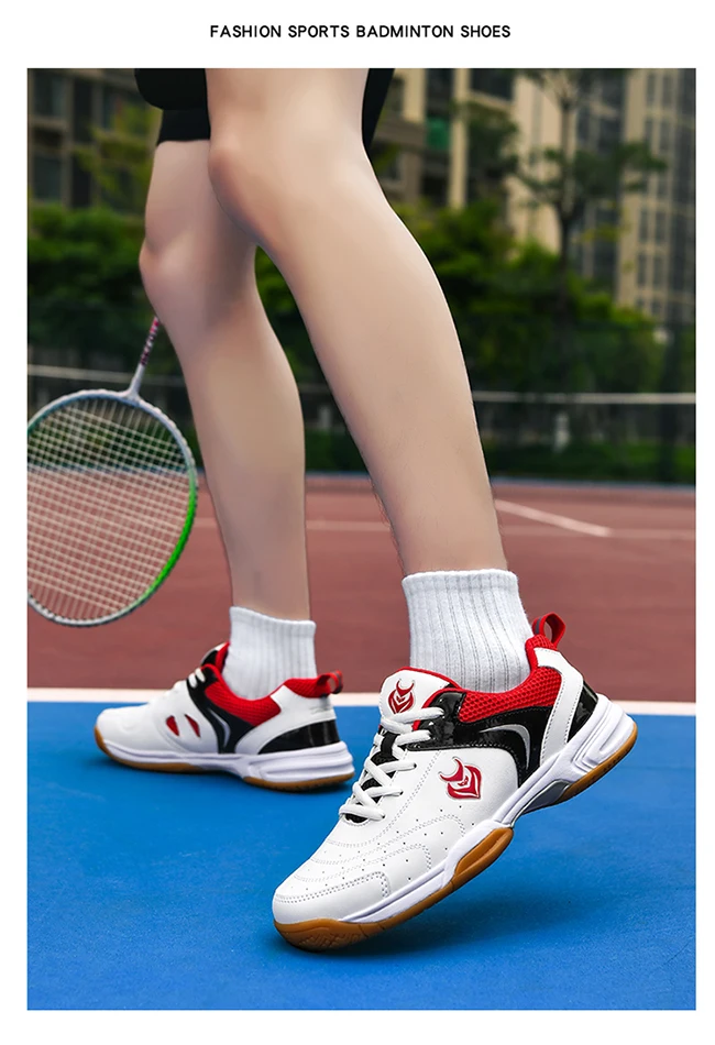 Herren-Badminton-, Tischtennis- und Volleyballschuhe, atmungsaktives Mesh-Material, Gummisohle, rutschfest, hinterlässt keine Spuren, Indoor-Sneaker für den Hallenbereich. – Detail 2