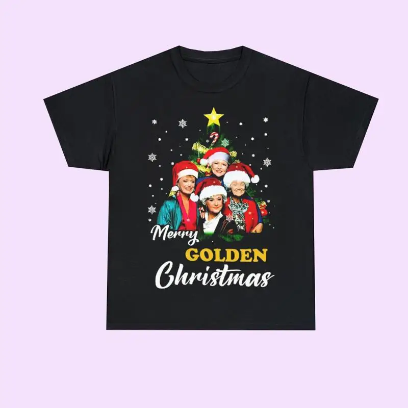 تي شيرت جولدن جيرلز لعيد الميلاد للجميع المقاسات