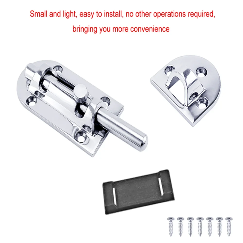 Marine Grade Stainless Steel 316 Boat Barrel Bolt Cabinet Door Latch Lock For Boat Yacht RV Door Window Hardware Accessories