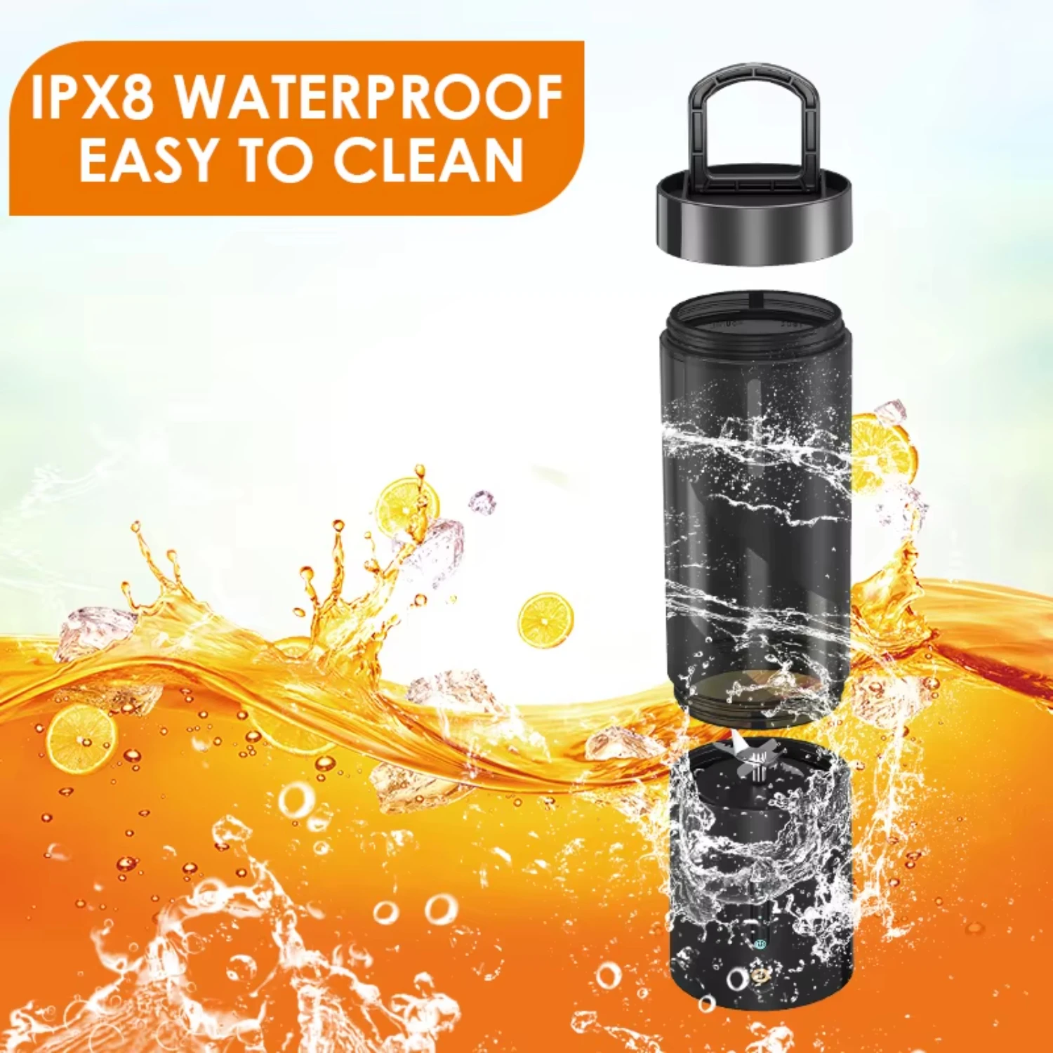 휴대용 믹서 신선한 Juicer 미니 휴대용 블렌더 스무디와 쉐이크 다기능 주스 메이커 기계 주방