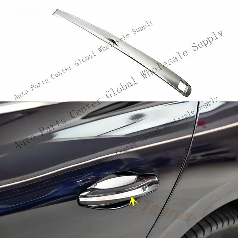 L+ Brandnew Car Door Handle Chrome Trim Strip For Bentley Flying Spur 2014-2019-