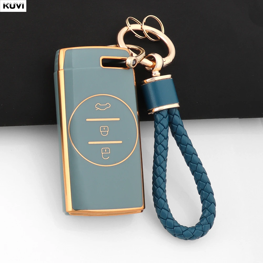 New TPU Car Key Case Cover Shell Fob Keychain For Chery Tiggo 7 Pro 8 Pro Exeed Tiggo 2 3x Arrizo 5 Pro Gx 5x EQ7 Accessories