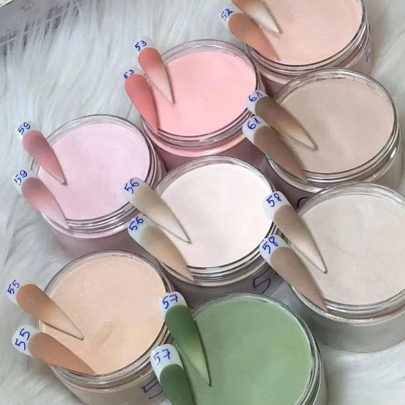 NET.30ml Professionelles nacktes rosa Acryl- und Tauchpulver 1OZ Verlängerungs-/Schnitz-/Tauchpulver für Nagelkunst, 2-in-1-Kristallpulver