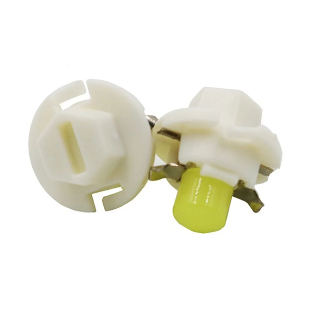 10PCS B8.3D B8.4D B8.5D 12V COB Led Bulb Car Motorcycles Interior Dashboard Reading Signal Indicator Lights White Red Blue Amber