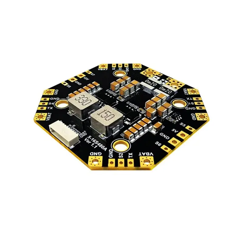~【On Sale】5-16S 480A Dual Voltage Drop Power Distribution Board Dual BEC Output