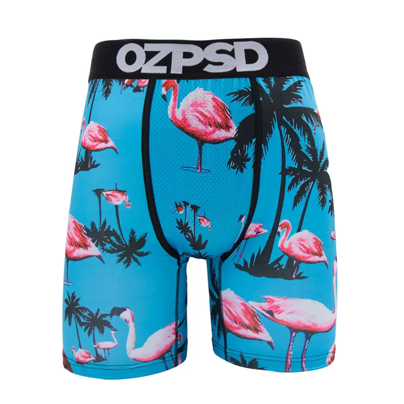

OZPSD Seamless Sexy Men's Boxer Panties Men Underwear Plus Size Mens Printed Underpants Soft Breathable Man Trunks Underwear