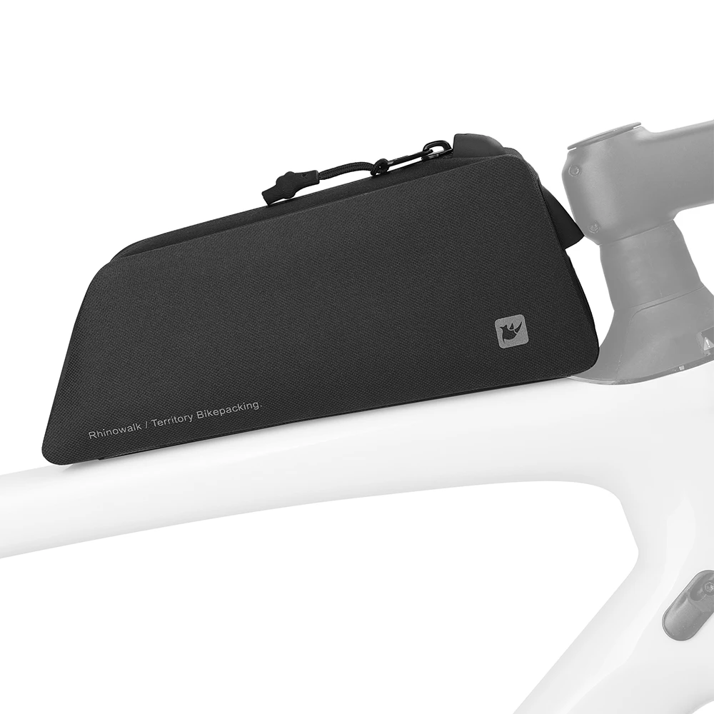 AliExpress Rhinowalk Bike Top Tube Bag 1L Waterproof Cycling Frame Storage Luggage Backpacking For MTB Gravel Phone Bag Bike Accessories