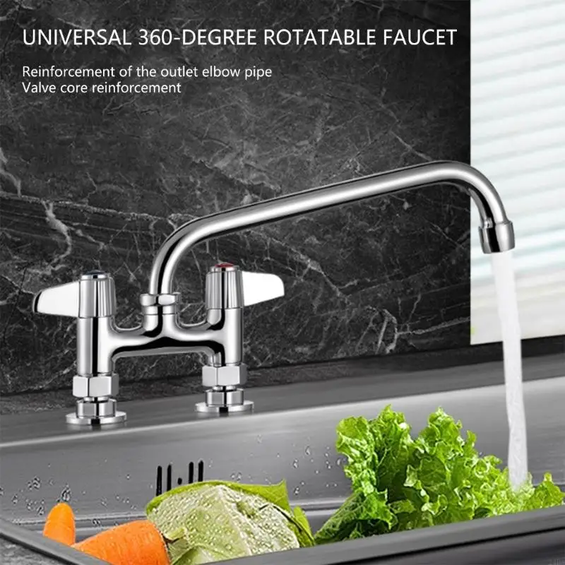 

Faucet Valves Hot and Cold Knob Handle with Stem Commercial Faucets Parts for Kitchen & Bathroom Knob Handles